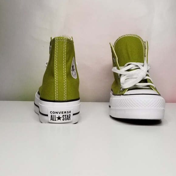Converse CTAS Women Canvas Lift Hi Top Sneakers Size 5.5 Forrest A08286F NWT - Picture 6 of 8
